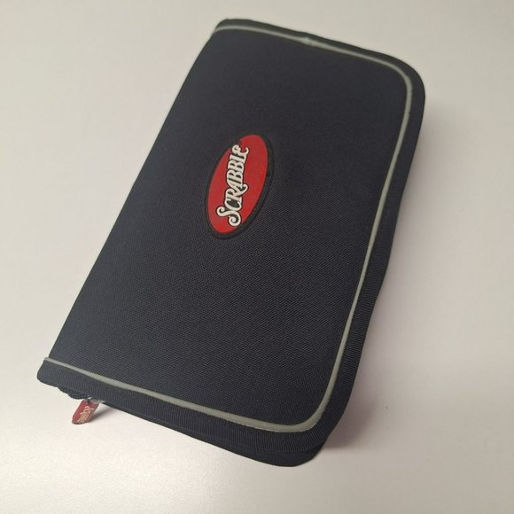 Scrabble Folio Travel Game 2001 Vintage Zipper Car Ride Pencil No Score Sheet - Picture 4 of 13